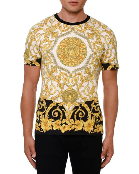 versace men's tee shirts|Men's Versace Designer T.